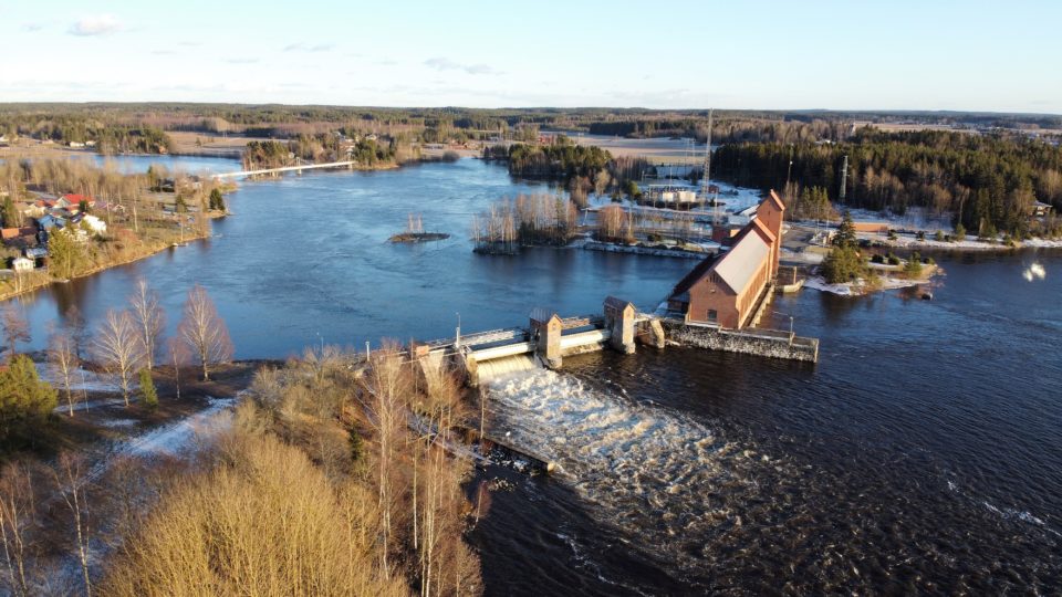 Äetsän voimalaitos, Keikyän riippusilta