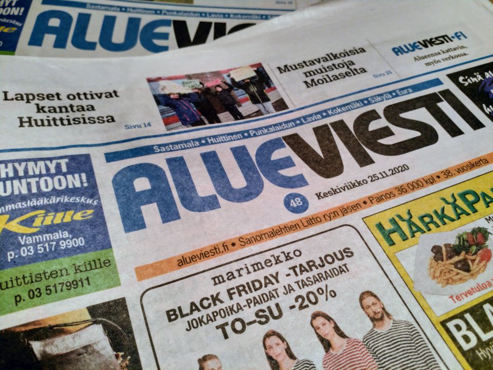 Alueviesti, paikallinen lehti